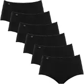 Sloggi Dames Midi slip 6 pack 24/7 Cotton