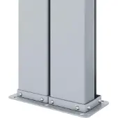 vidaXL Windscherm uittrekbaar 160x1000 cm crèmekleurig