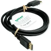 ROLINE GREEN DisplayPort-kabel, v1.4, DP M - M, zwart, 3 m
