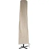 MCW Beschermhoes Meran voor marktparasol tot 5 m, afdekhoes met ritssluiting ~ crème