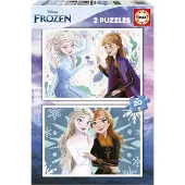 Educa - Puzzel - Frozen - 2 x 20 stukjes - Legpuzzel voor kinderen