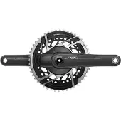 Sram Powermeter Red E1 DUB 48-35 Tanden 2x12V Crankset (zonder doos) Zwart
