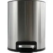 Spirella Pedaalemmer 3L - Prullenbak voor Badkamer of Toilet - Soft Close - Vingerafdrukbestendig - Anti-Kras Bodem - RVS