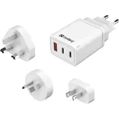 Sandberg - 3in1 Travel Charger USB-C/A 65W