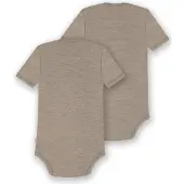 Normani Rompertje/body 'Tauranga' beige / crème / groen / wit