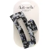 Kitsch , Recycled Plastic Claw Clip, Zwart, 1 Clip