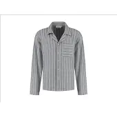 Yumeko Pyjamashirt Flanel M Grijs - Eco, Bio & Fairtrade