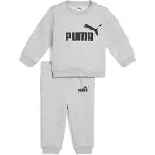 Puma Joggingpak 'Essentials' grijs gemêleerd / zwart