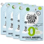 Marcel's Green Soap 4x Wasmiddel Universeel 0% Navulling 1000 ml