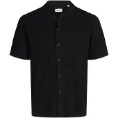 Jack & Jones Gebreid vest 'JJEEMIL' zwart
