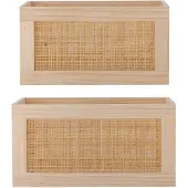 Bloomingville Piana opbergboxen set van 2 stuks - 82064782