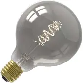 Circle LED lamp E27 | Globe G95 | Titanium | 1800K | Dimbaar | 4W (15W)