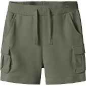 Name it MINI sweatshort olijfgroen Korte broek Jongens Katoen Effen - maat 80