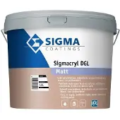 Sigma Sigmacryl DGL Matt | Matte Muurverf en Plafondverf 10 LTR - RAL9010