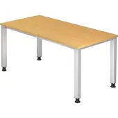 Hjh OFFICE PRO QUEO 16 S - Beuken 160 x 80 Tafelhoogte I In hoogte verstelbaar