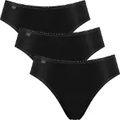 Sloggi Slip zwart / wit