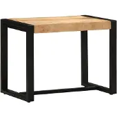 vidaXL Bank 60x35x45 cm massief ruw hout mango