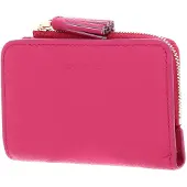Coccinelle Leren Portemonnee Tassel Wallet New Fucsia Paars