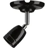 Bailey Lamphouder E27 | Ø 10.5 cm | Rond | Verstelbare arm | Zwart