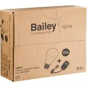 Bailey 10-Pack verhuisfitting met lichtbron | Peer A60 | Mat | 4000K | 10W