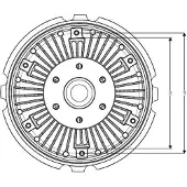 NRF Koppeling, radiatorventilator 49562