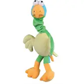 Trixie pluchen papegaai met vogelgeluid hondenspeeltje Per stuk