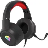 Genesis SŁUCHAWKI Z MIKROFONEM NEON 200 RGB NSG-1609 (Bedraad), Gaming headset, Rood, Zwart