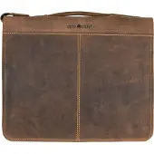 Greenburry Vintage Ringmap Leer 29 cm bruin