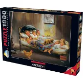 AnaTolian Anatolische puzzel van 1000 stukjes - Home Sweet Home-puzzel Multicolor (PER3048)
