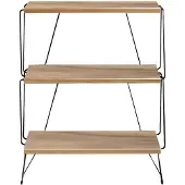 Kalune Design Bijzettafel Lazandos | spaanplaat naturel 46x76x30 cm bijzettafels | NADUVI
