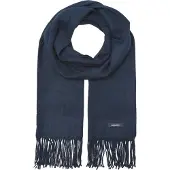 Jack & Jones Sjaal 'Solid' navy / zwart / wit