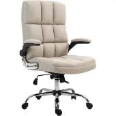 Mendler Bureaustoel -J21, bureaustoel executive, in hoogte verstelbaar ~ stof/textiel lichtbruin