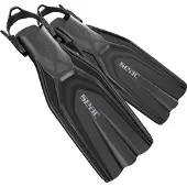 Seac Sub Style Diving Fins Zwart EU 45-47