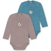 Normani Rompertje/body 'Auckland' blauw / gemengde kleuren / rosa