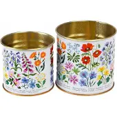 Rex London Metalen opbergdoos Wild Flowers (x2)