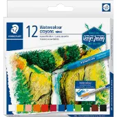 Staedtler Design Journey - aquarelkrijtjes - set 12 st