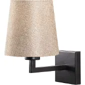 Opviq Sharifa Wandlamp | IJzeren Frame | Stoffen Kap | 18x24 cm