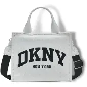 DKNY DKNYvoor vrouwen. R41AOC80 Hadlee handtas wit (OSFA), Casual, Katoen