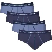 Sloggi Slip donkerblauw / wit