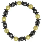 Ruben Robijn Magneetarmband 8 mm geel