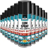 Bison 12x Lijmspray Heavy Duty 500 Ml