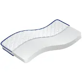 vidaXL Traagschuimmatras 90x190x17 cm Zacht wit