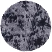 vidaXL Hoogpolig vloerkleed NAVARRA 160x160 cm polyester donkergrijs