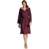 Vossen dames badjas Palermo burgundy L