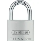 ABUS Hangslot titalium - 20mm - aluminium/beugel gehard staal met NANO-Protect (Verpakt in blister)