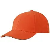 Myrtle beach Volwassenen Unisex Licht Geborsteld Broodjesdop (Donker Oranje/Beige)