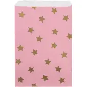 Rotim 200x Papieren Zakjes Stars Gold 17x25cm