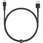 Aukey USB-A Naar Lightning Kabel 1 Meter Zwart