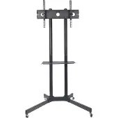 Techly ICA-TR16T Mobiele TV Stand 37-70" tot 50kg verstelbaar 2 planken