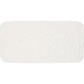 Spirella Antislip Badmat voor Badkuip – Badkuipmat met Afvoergat en Ophanghaken – Badkamer Mat voor Kinderen en Volwassenen